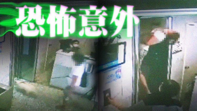 恐怖電梯意外！小狗入電梯後突關門 外傭門外被扯上撞爆面