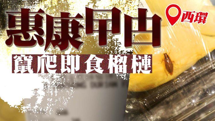 直擊惠康曱甴 竄爬即食榴槤！女顧客險淪密切接觸者｜西環西寶城