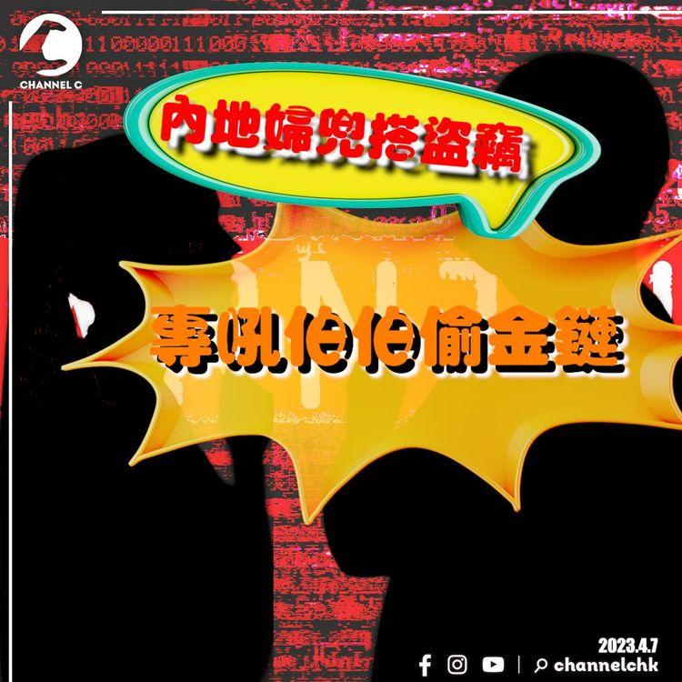 街頭兜搭盜竊案一單又一單 金頸鏈老翁成目標 借按摩食飯引誘 雙程證婦內地人接連被捕