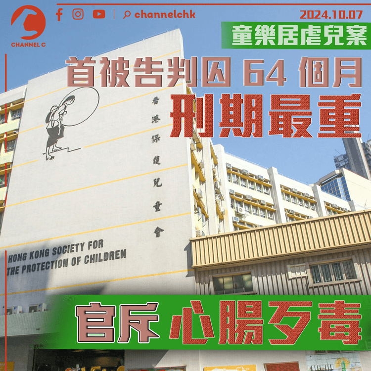 童樂居虐兒案︱首被告判囚64個月刑期最重　官斥心腸歹毒