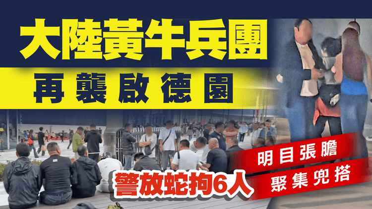 大陸黃牛兵團 再襲啟德園！記者直擊聚集兜搭 明目張膽｜警放蛇 拘5內地1港人｜COLDPLAY演唱會
