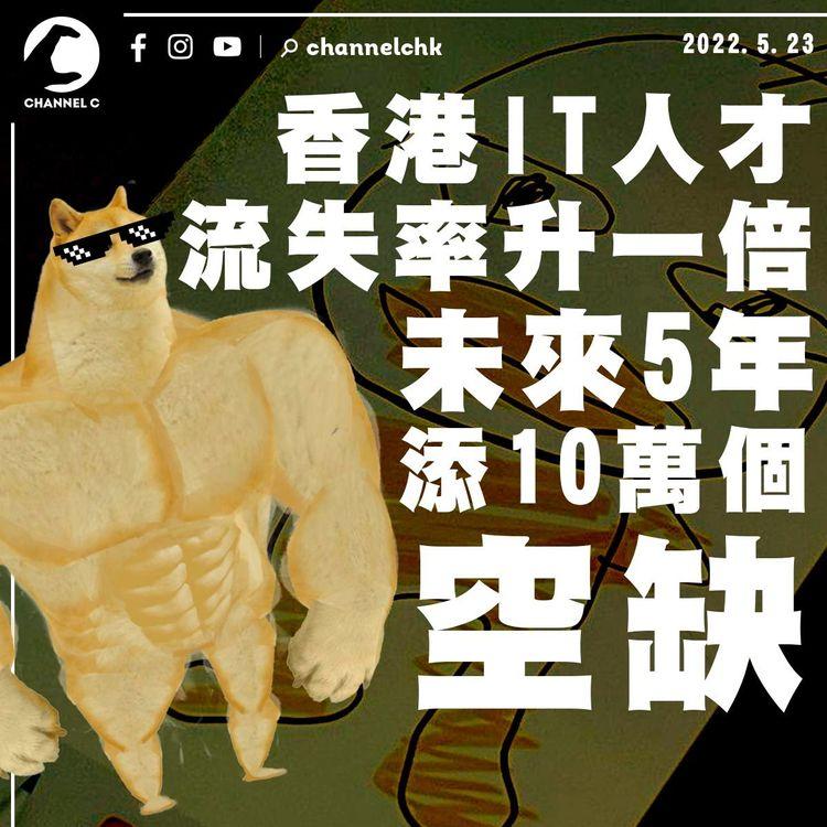 香港IT人才流失率升一倍 未來5年增10萬空缺