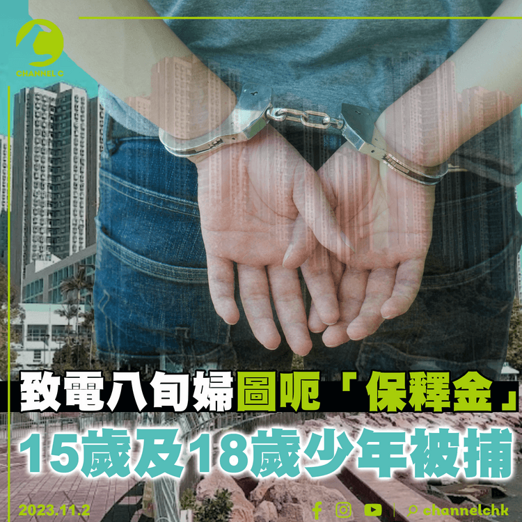 致電八旬婦圖呃「保釋金」　15歲及18歲少年被捕